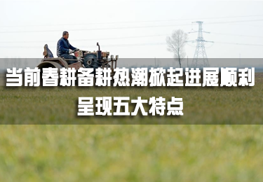 當(dāng)前春耕備耕熱潮掀起進(jìn)展順利 呈現(xiàn)五大特點(diǎn)