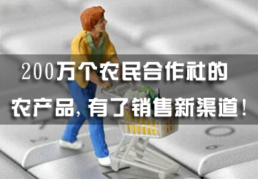 200 萬個農民合作社的農產品，有了銷售新渠道！ 