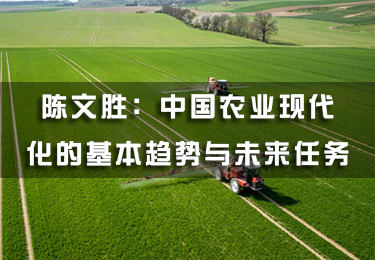 陳文勝：中國農業現代化的基本趨勢與未來任務